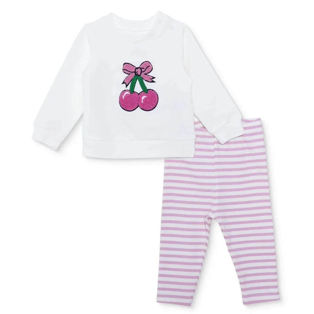 HelloBaby Girls Sweatshirt-Bottom Fruits - Pink
