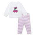 HelloBaby Girls Sweatshirt-Bottom Fruits - Pink