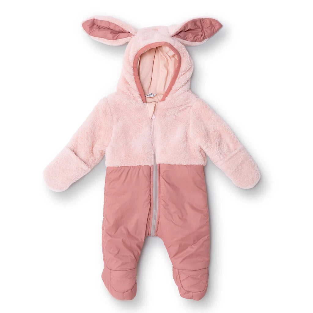 Midimod Newborn Welsoft Footed Jumpsuit - Pink