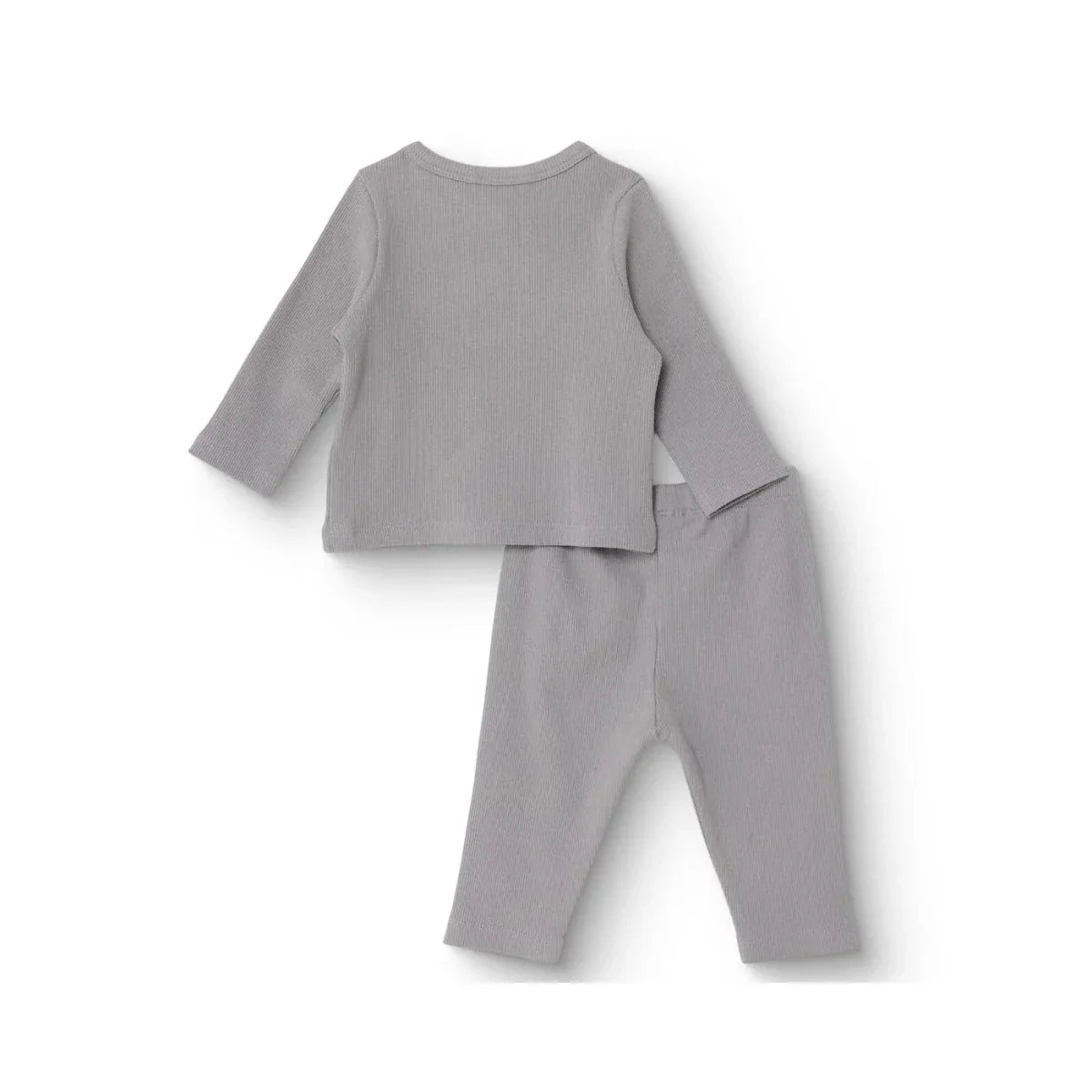HelloBaby Boys Sweatshirt-Bottom with Buttons - Grey