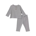 HelloBaby Boys Sweatshirt-Bottom with Buttons - Grey