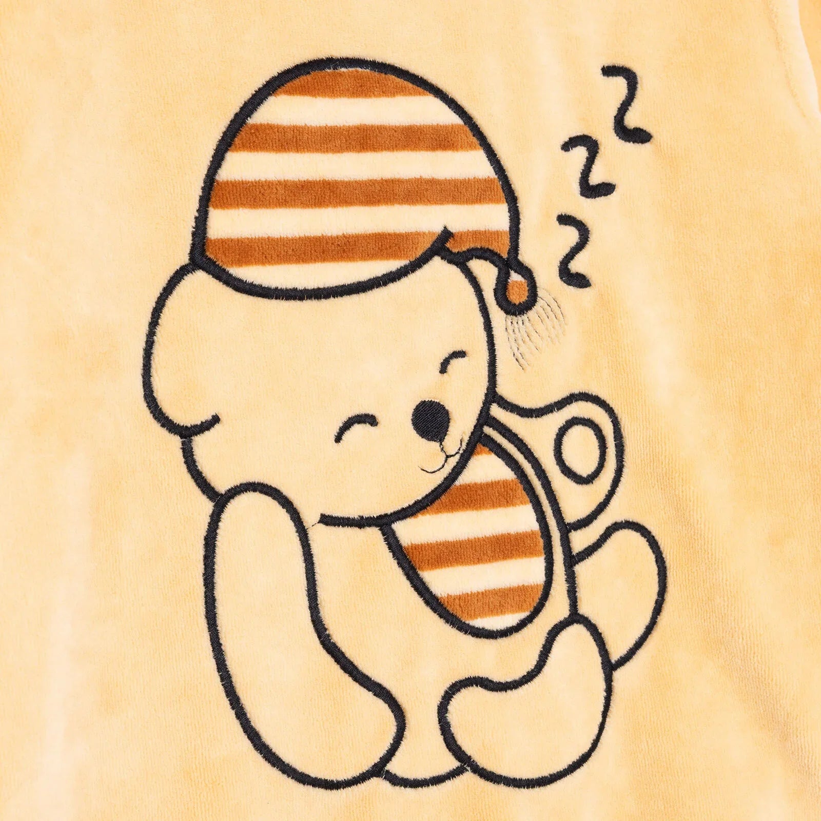 HelloBaby Velvet Pyjama Set - Light Brown