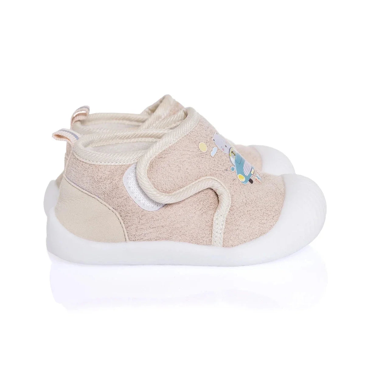 HelloBaby Boys First Step Shoes - Salmon