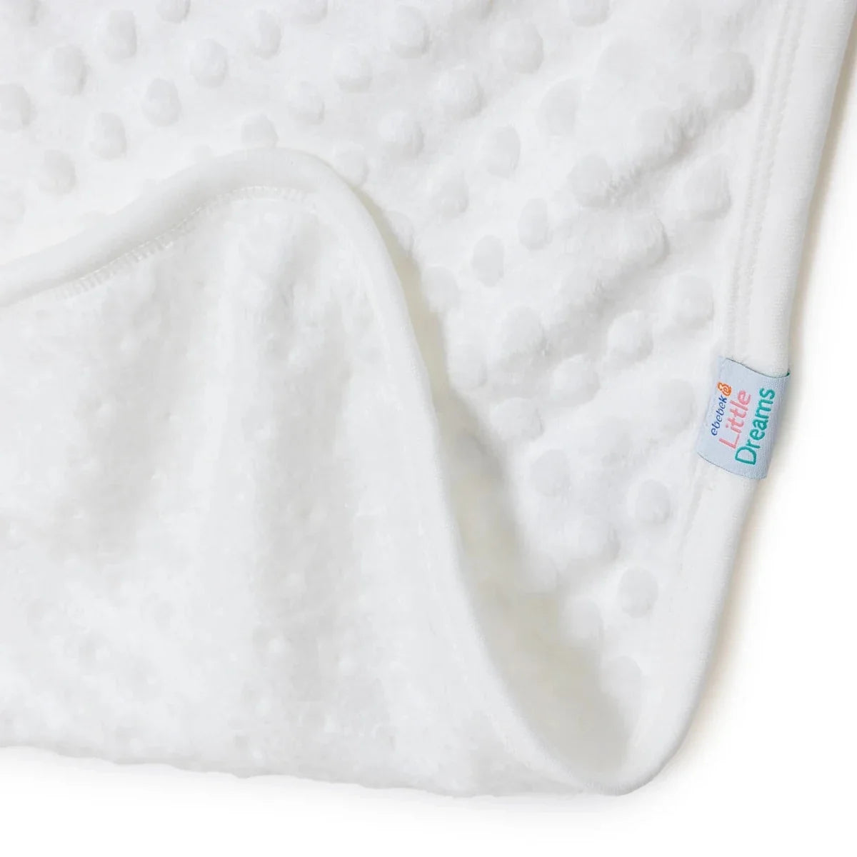 Little Dreams Unisex Plush Blankets - Ecru