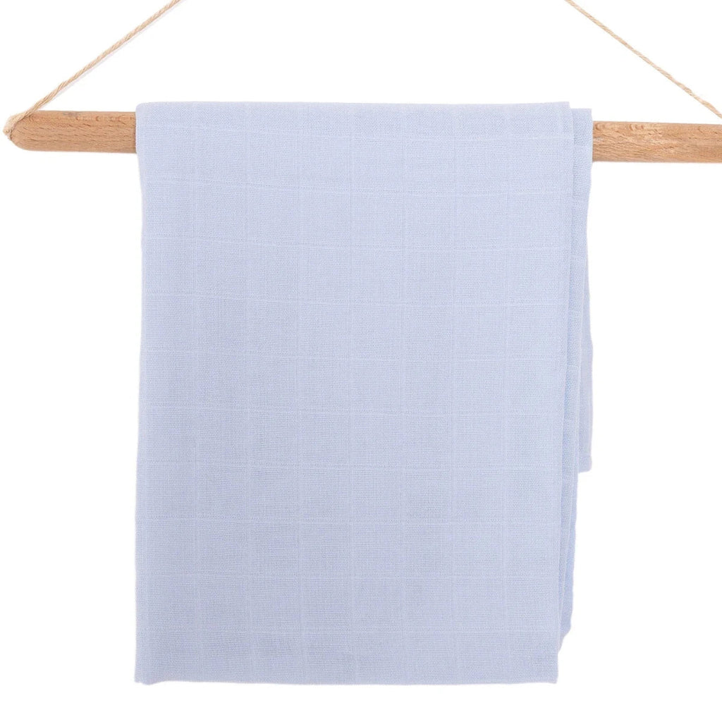 Little Dreams Boy Muslin Blanket - Blue