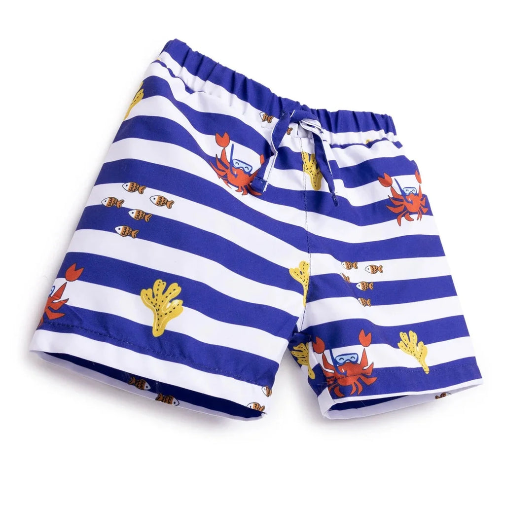 HelloBaby Boy Shorts Swimsuit - Blue