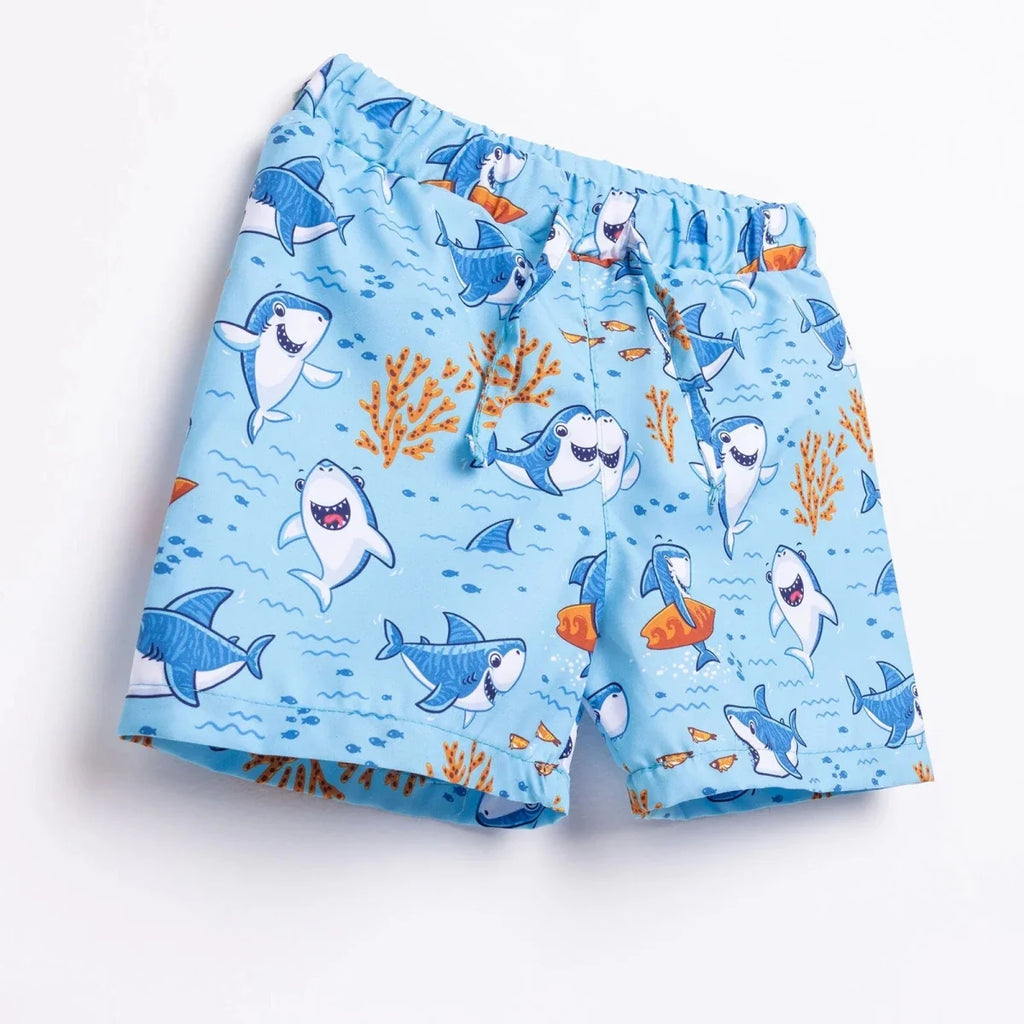 HelloBaby Boy Shorts Swimsuit - Blue