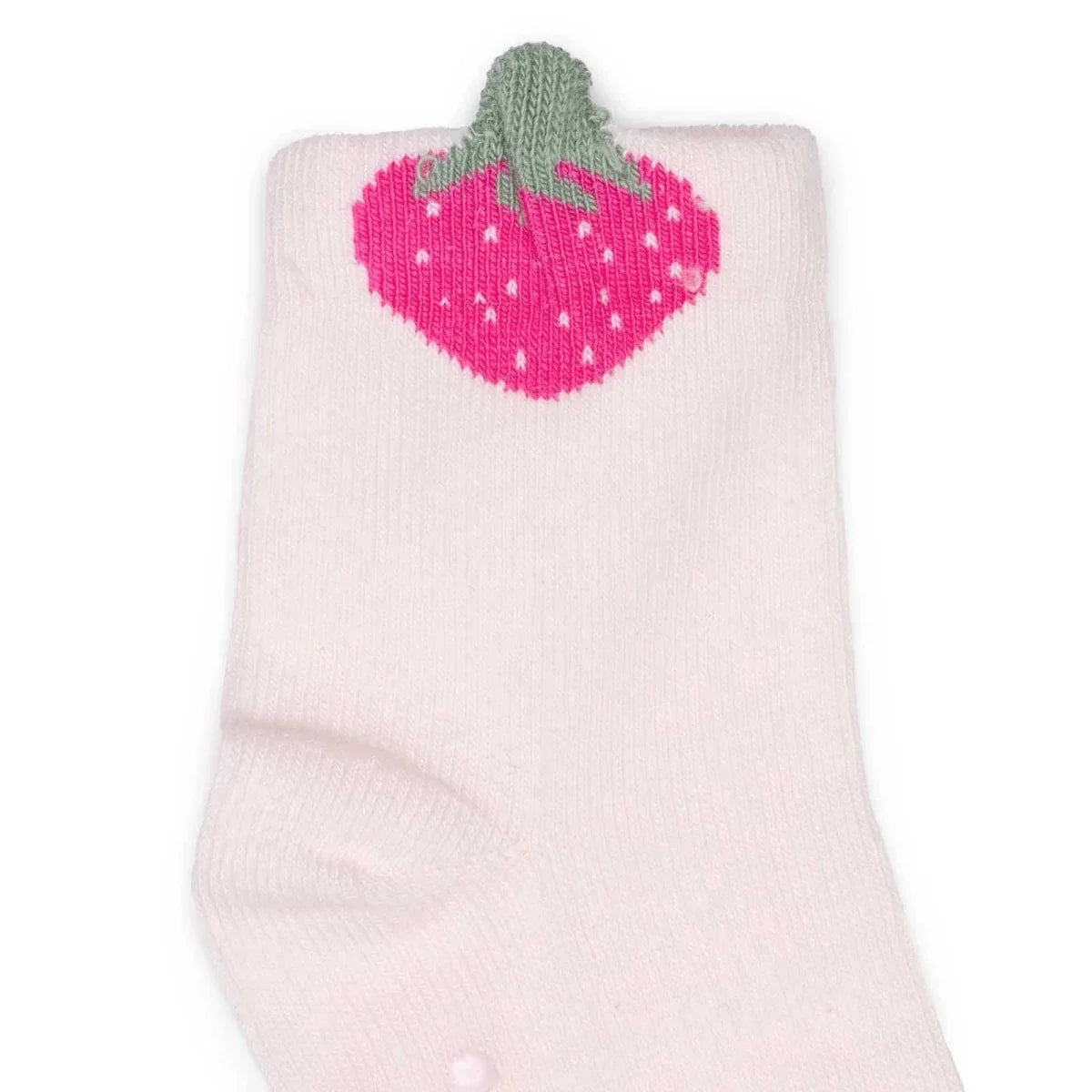 HelloBaby Girls Pack of 3 Non-Slip Socks Animal Print Cotton Rich - Red