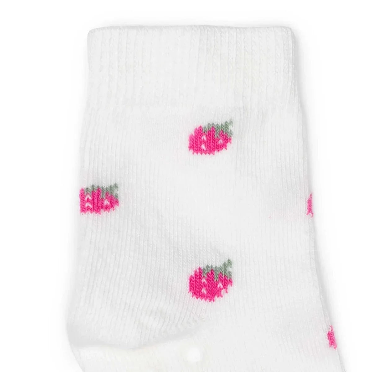 HelloBaby Girls Pack of 3 Non-Slip Socks Animal Print Cotton Rich - Red
