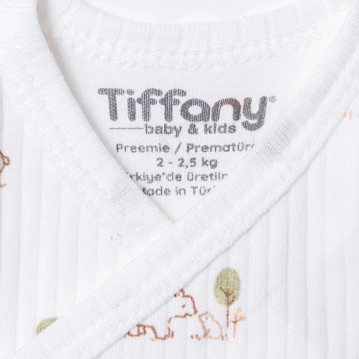 Tiffany 100% Cotton Tiny Baby Set - Ecru