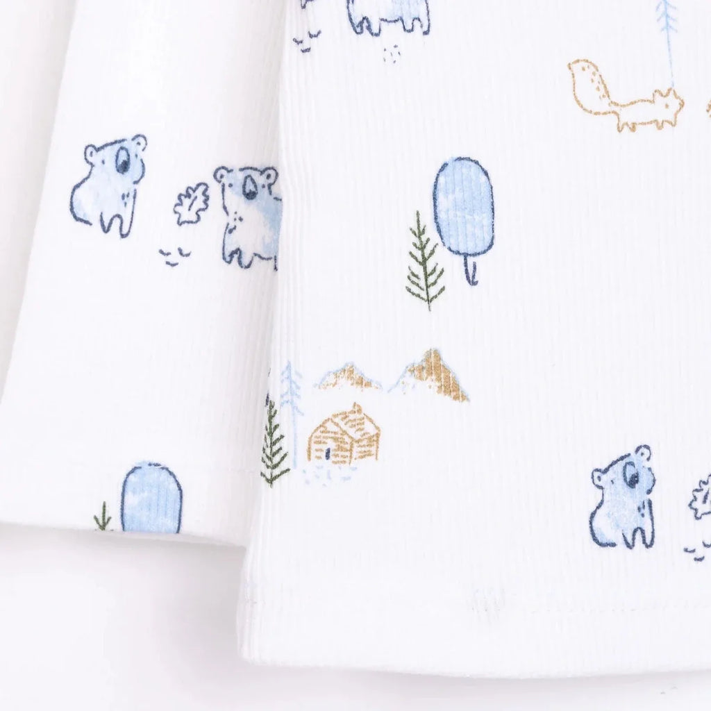 HelloBaby Boy Long Sleeve Pyjamas Set - Ecru