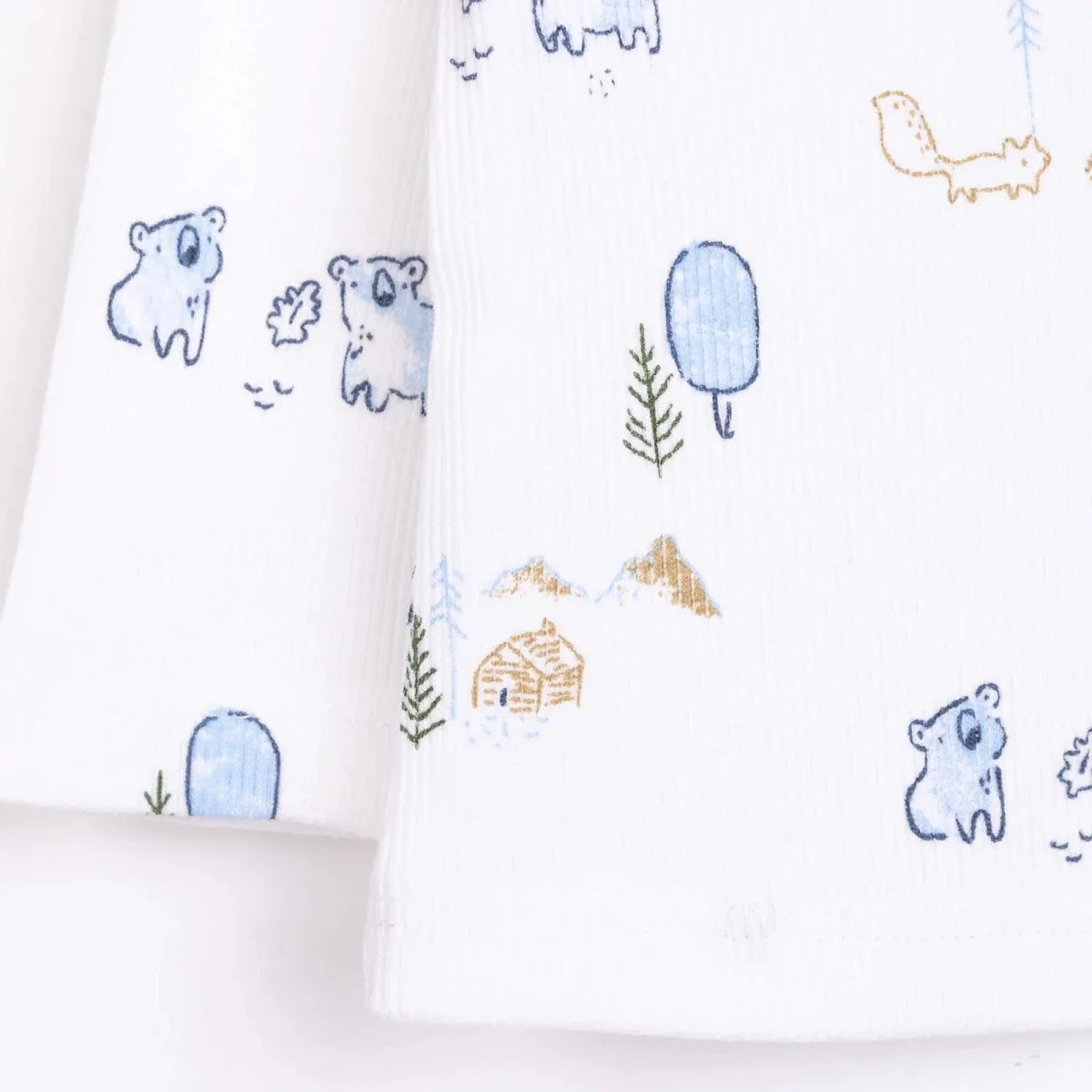 HelloBaby Boy Long Sleeve Pyjamas Set - Ecru