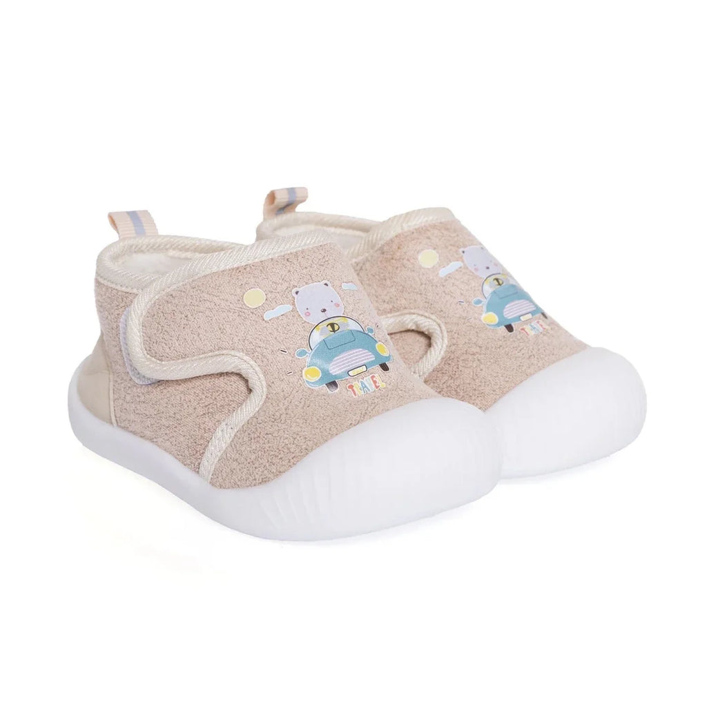 HelloBaby Boys First Step Shoes - Salmon