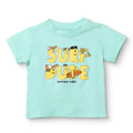 HelloBaby Boys T-shirt Beach Print Crew Neck Short Sleeve - Multicolour