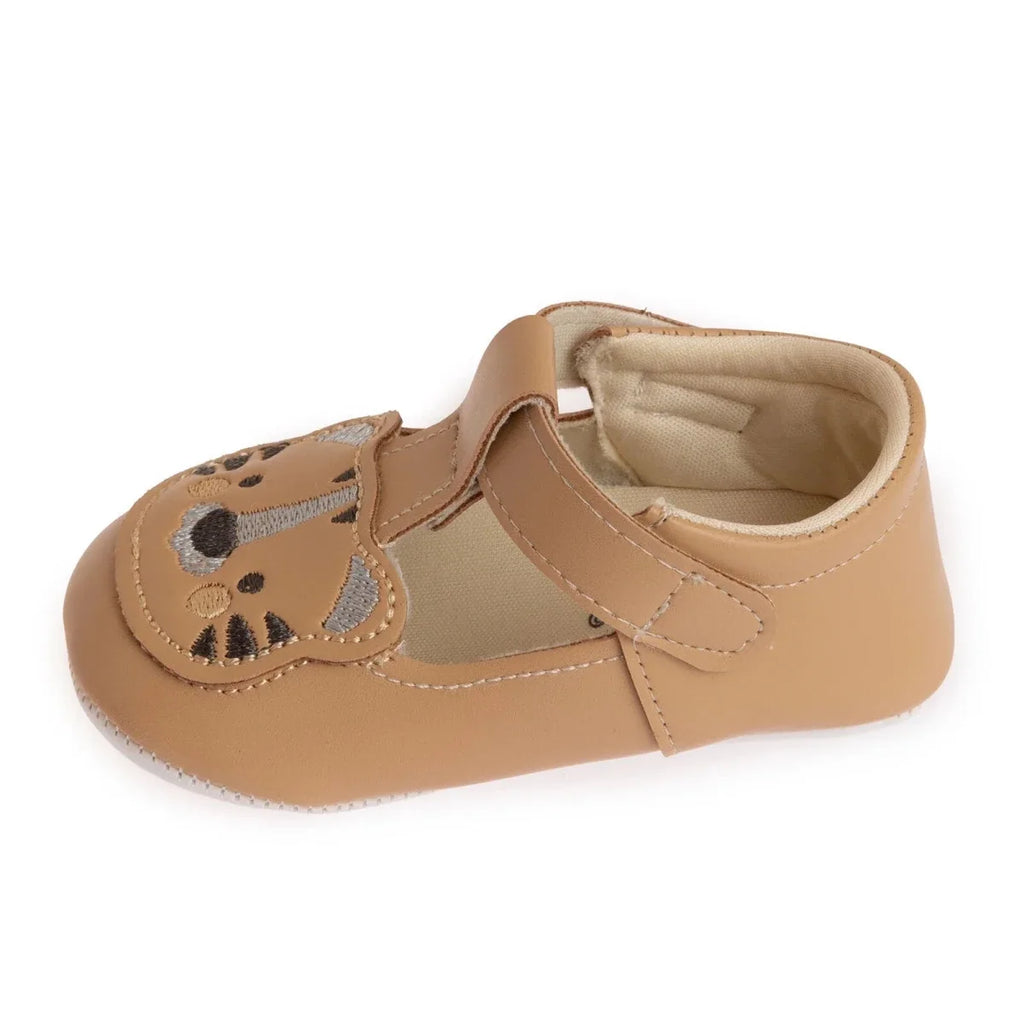 Papulin Boys Pre-Walker Shoes - Light Brown