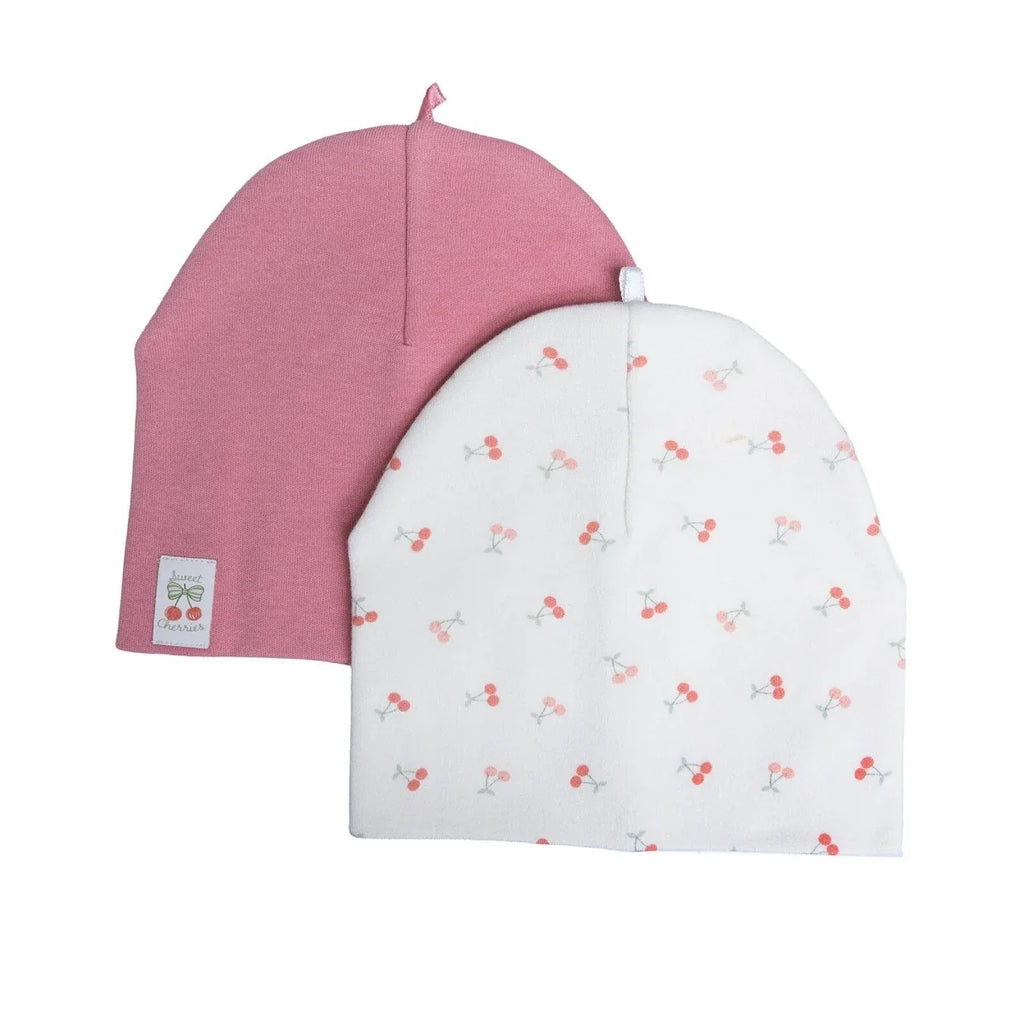 Little Plane Girls 2-Pack Hat Cherry - Light Rose