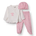 HelloBaby Newborn Body-Hat-Footed Bottom - White