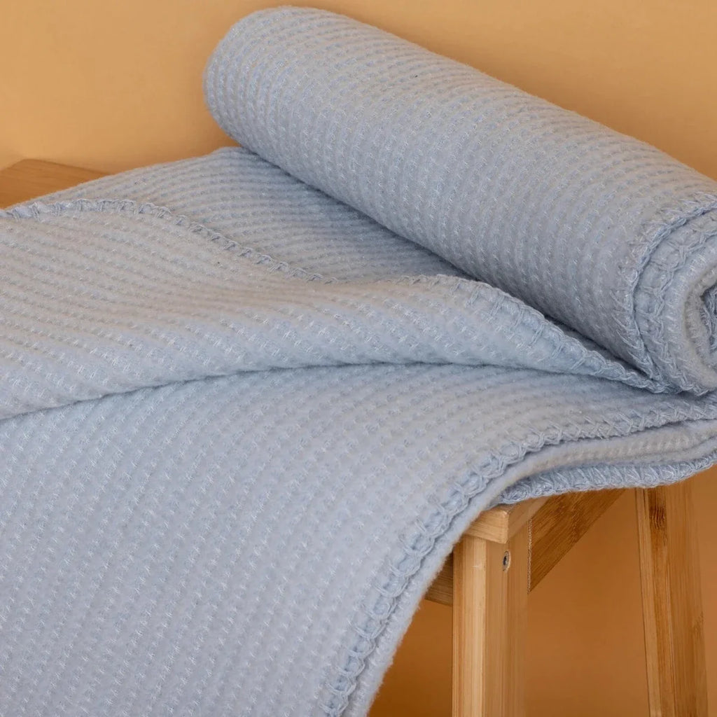 Little Dreams Boys 100% Cotton Blanket 90x110 cm - Blue