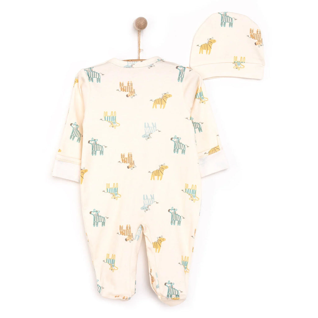 HelloBaby Newborn Boy Jumpsuit-Hat