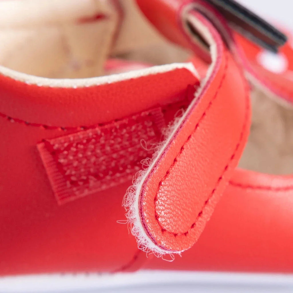 Papulin Girls Pre-Walker Shoes - Red