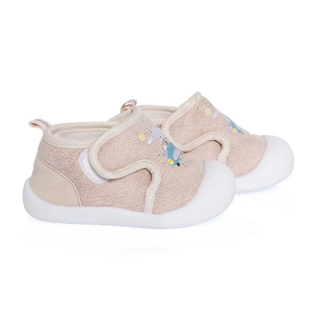 HelloBaby Boys First Step Shoes - Salmon