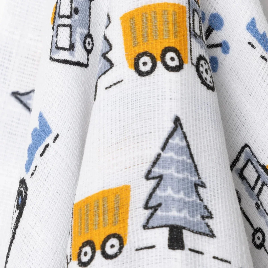 Little Dreams Muslin Blanket Boys - Printed