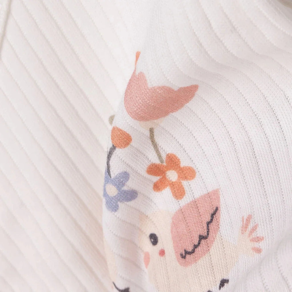 Tiffany 100% Cotton Tiny Baby Set - Ecru