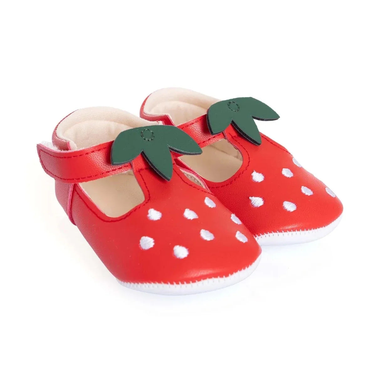Papulin Girls Pre-Walker Shoes - Red