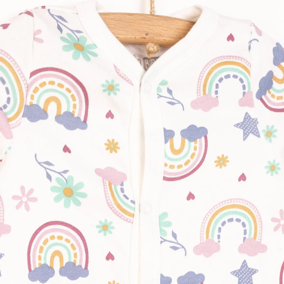 HelloBaby Baby Girl Jumpsuit-Body-Hat - Ecru