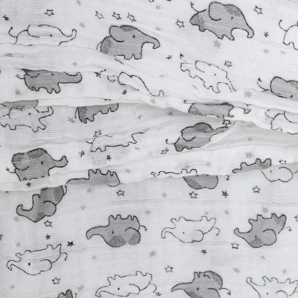 Little Dreams Unisex Muslin Blanket - Ecru