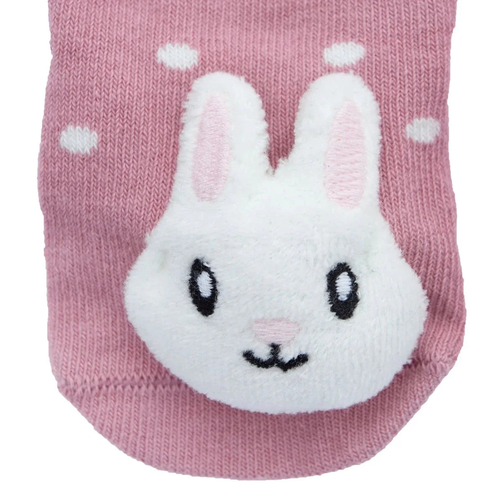 HelloBaby Girls Playful Socks Animal - Pink