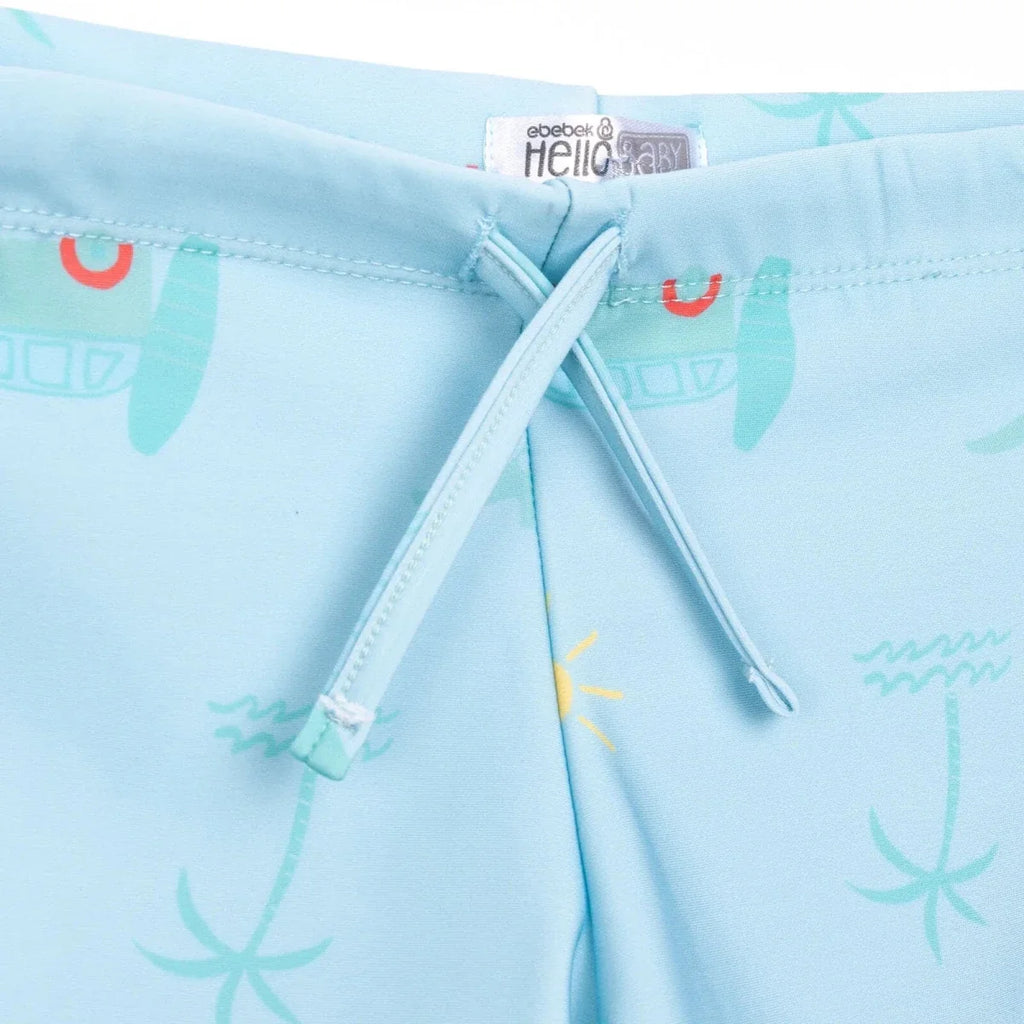 HelloBaby Boy Swim Shorts - Light Blue