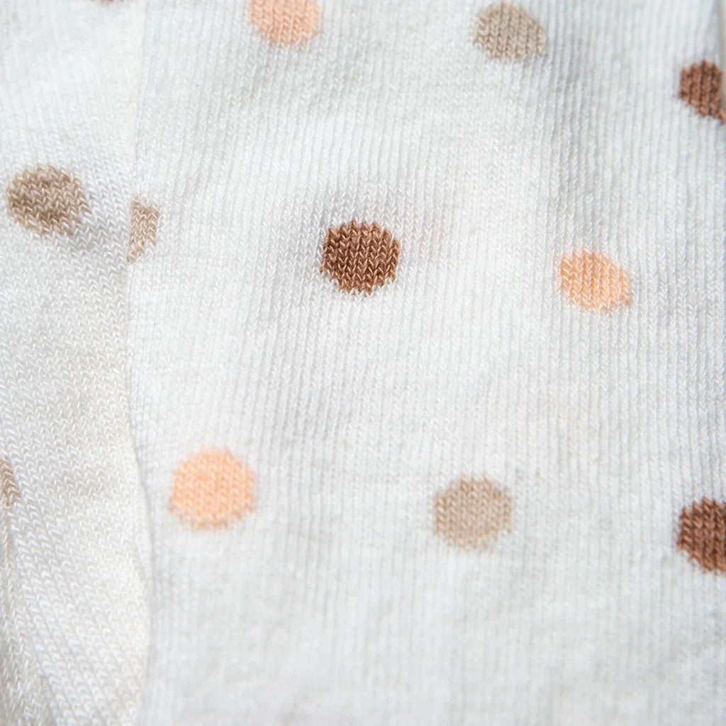HelloBaby Girls Tights Polka Dot Print - Beige