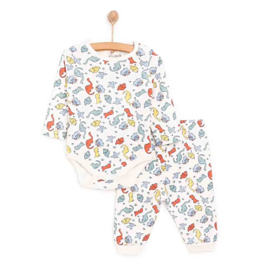 HelloBaby Boy Body- Footless Bottom - Ecru