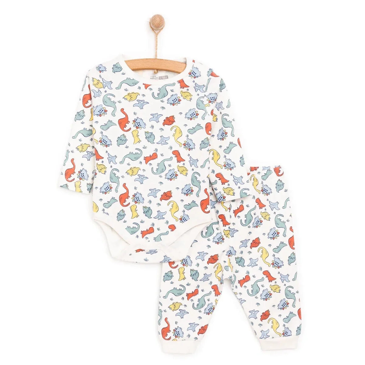 HelloBaby Boy Body- Footless Bottom - Ecru