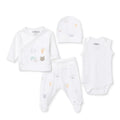 Tiffany 100% Cotton Tiny Baby Set - Ecru