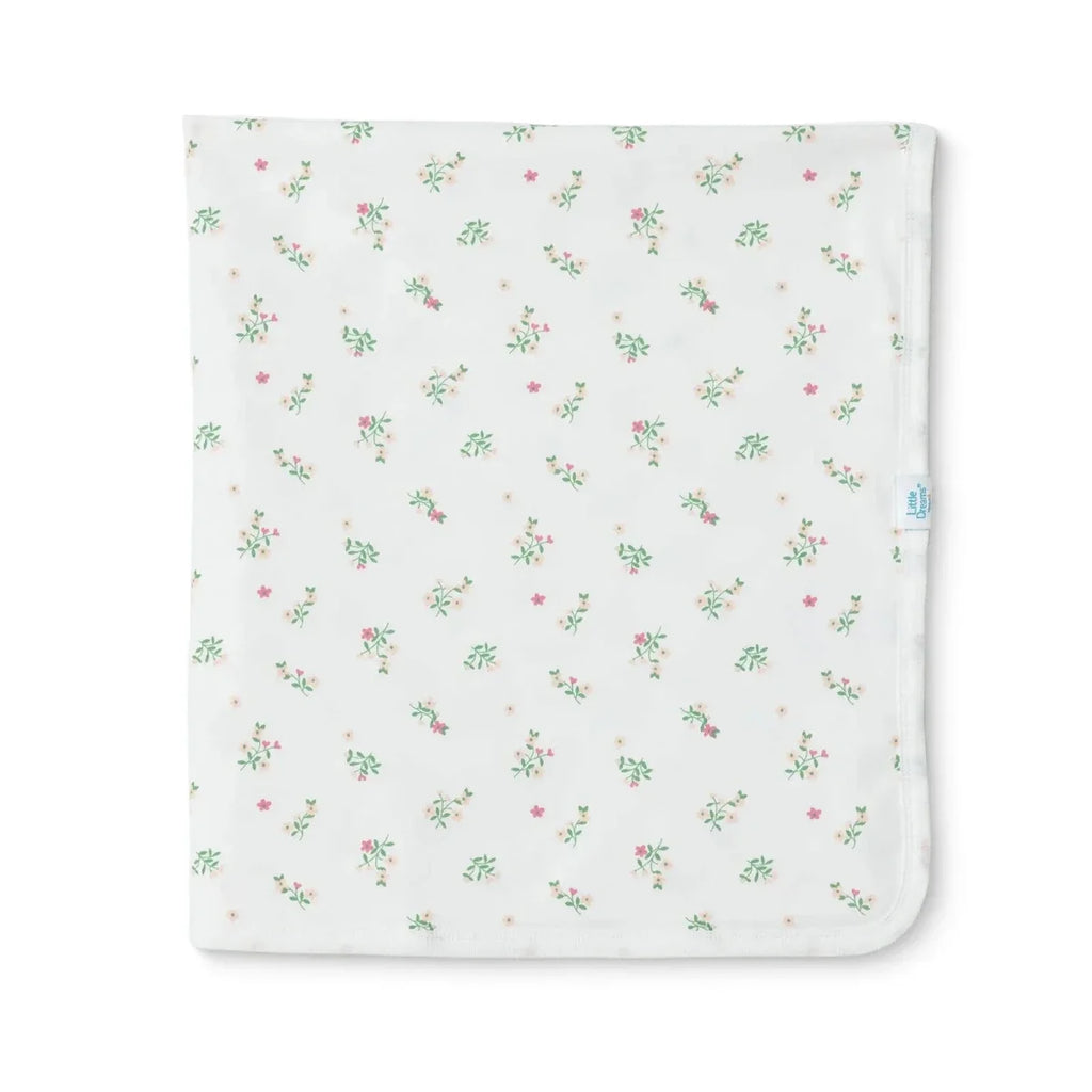 Little Dreams Girls Cotton Jersey Blankets - Ecru