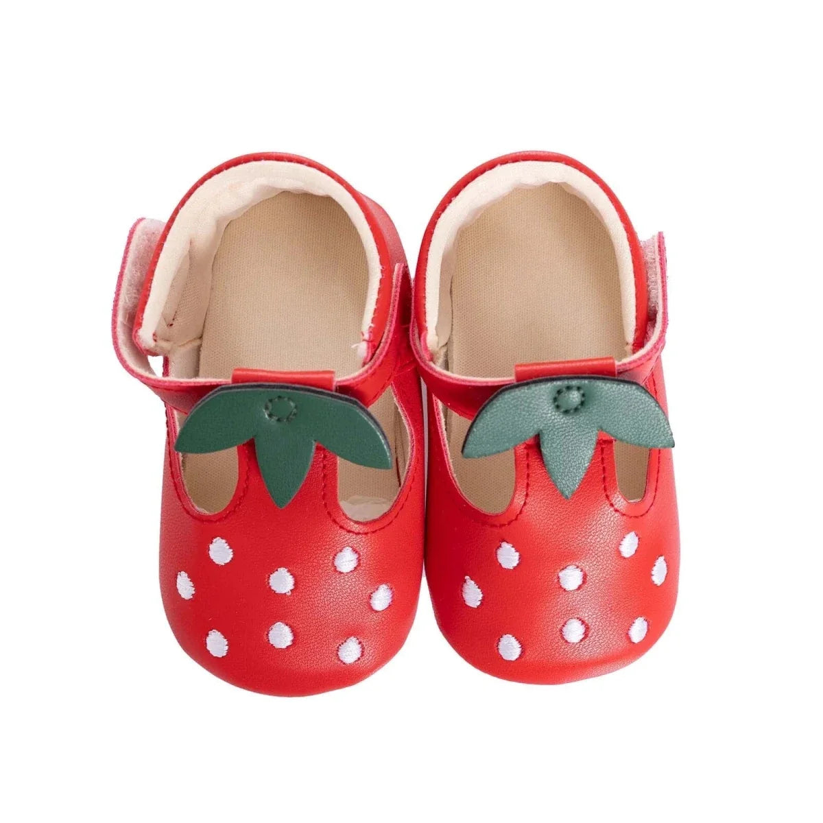 Papulin Girls Pre-Walker Shoes - Red