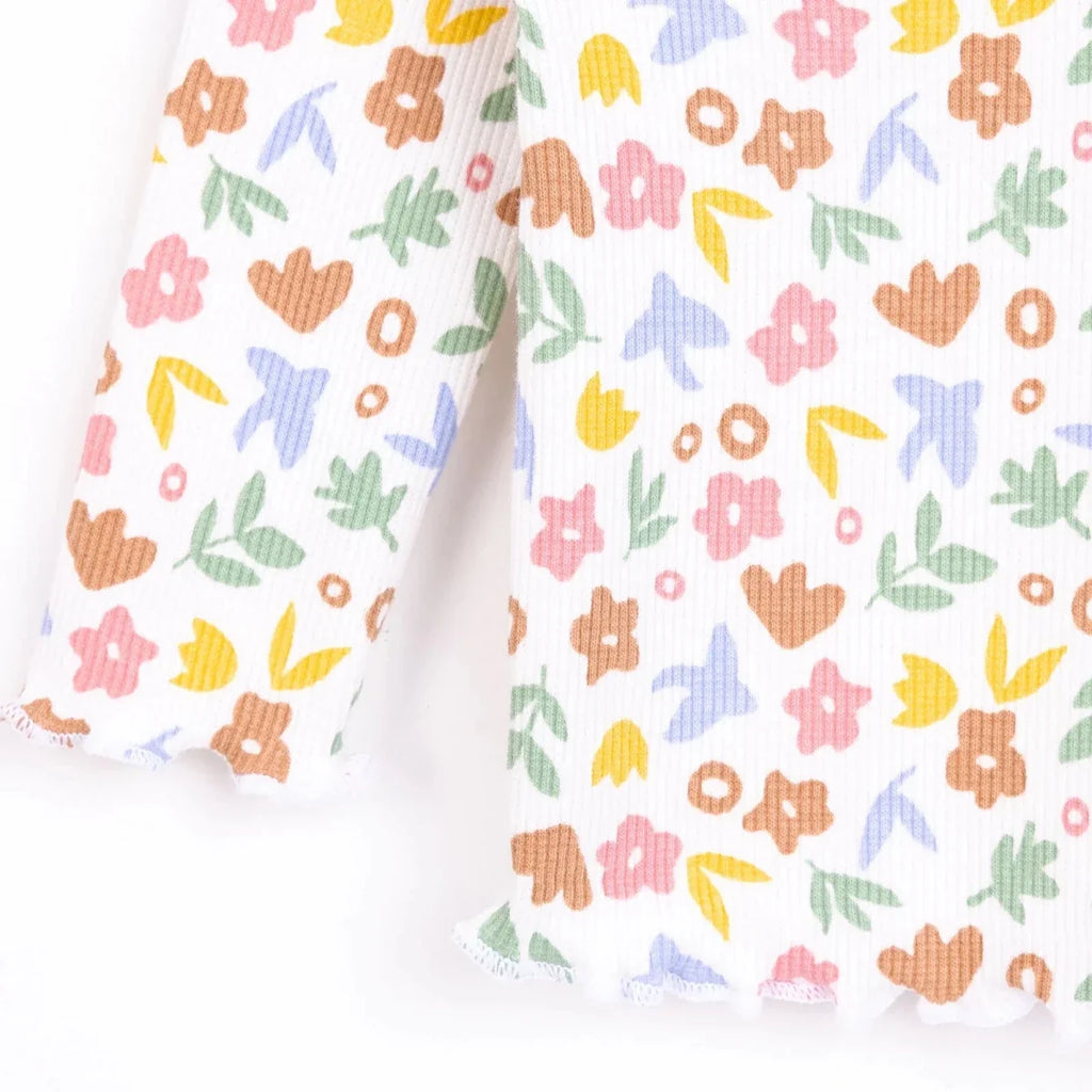 HelloBaby Girl Long Sleeve Pyjamas Set - Ecru