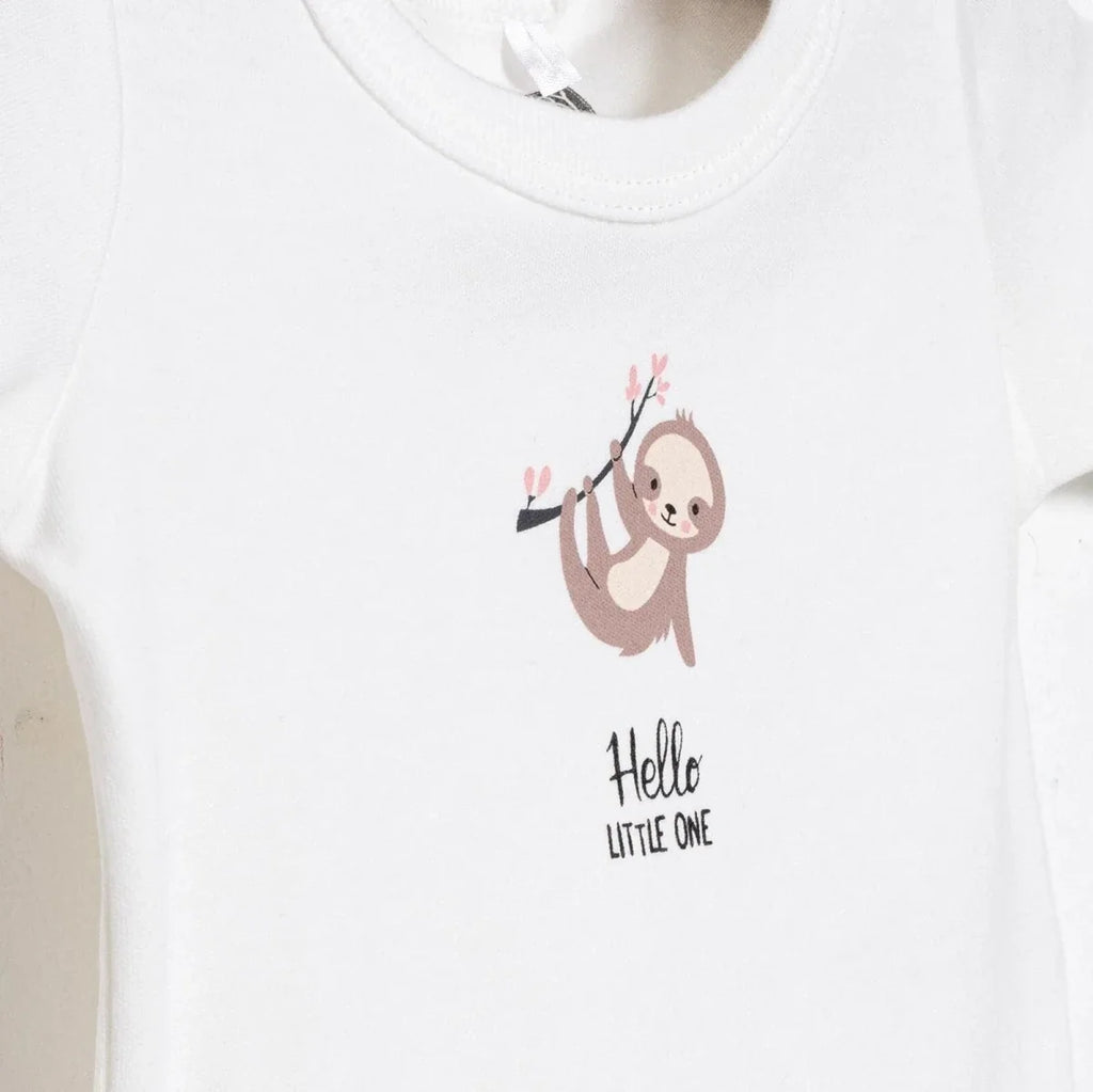 HelloBaby Girl Jumpsuit-Body-Hat - Ecru