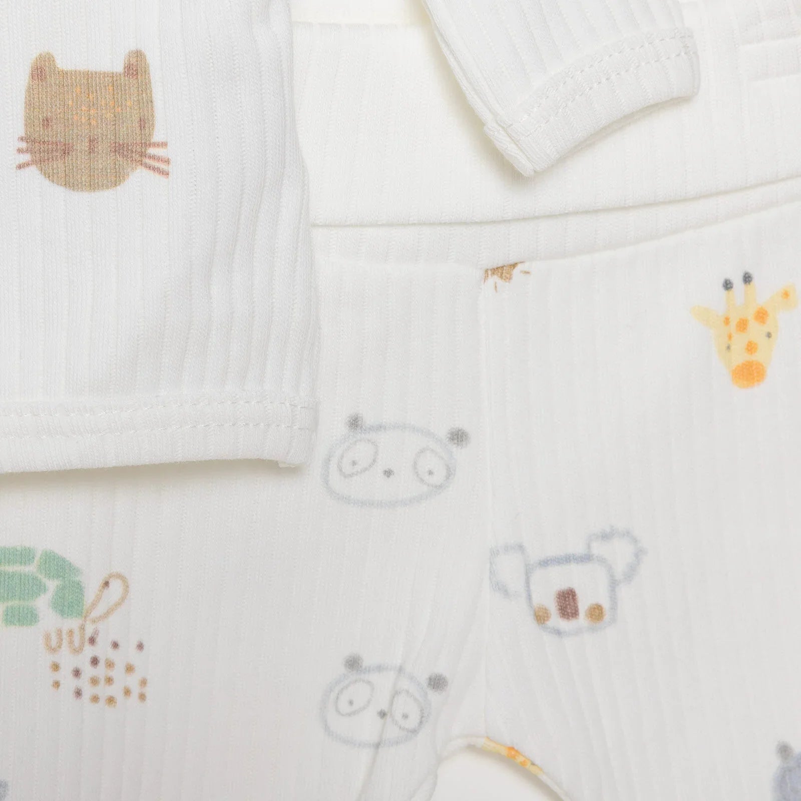 Tiffany 100% Cotton Tiny Baby Set - Ecru