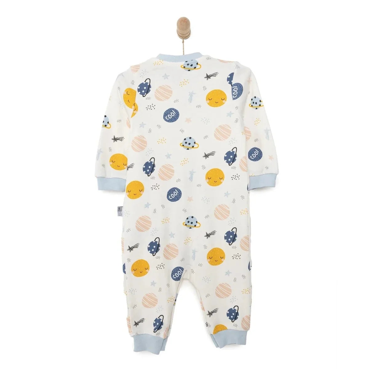 HelloBaby Newborn Boy Jumpsuit - Ecru