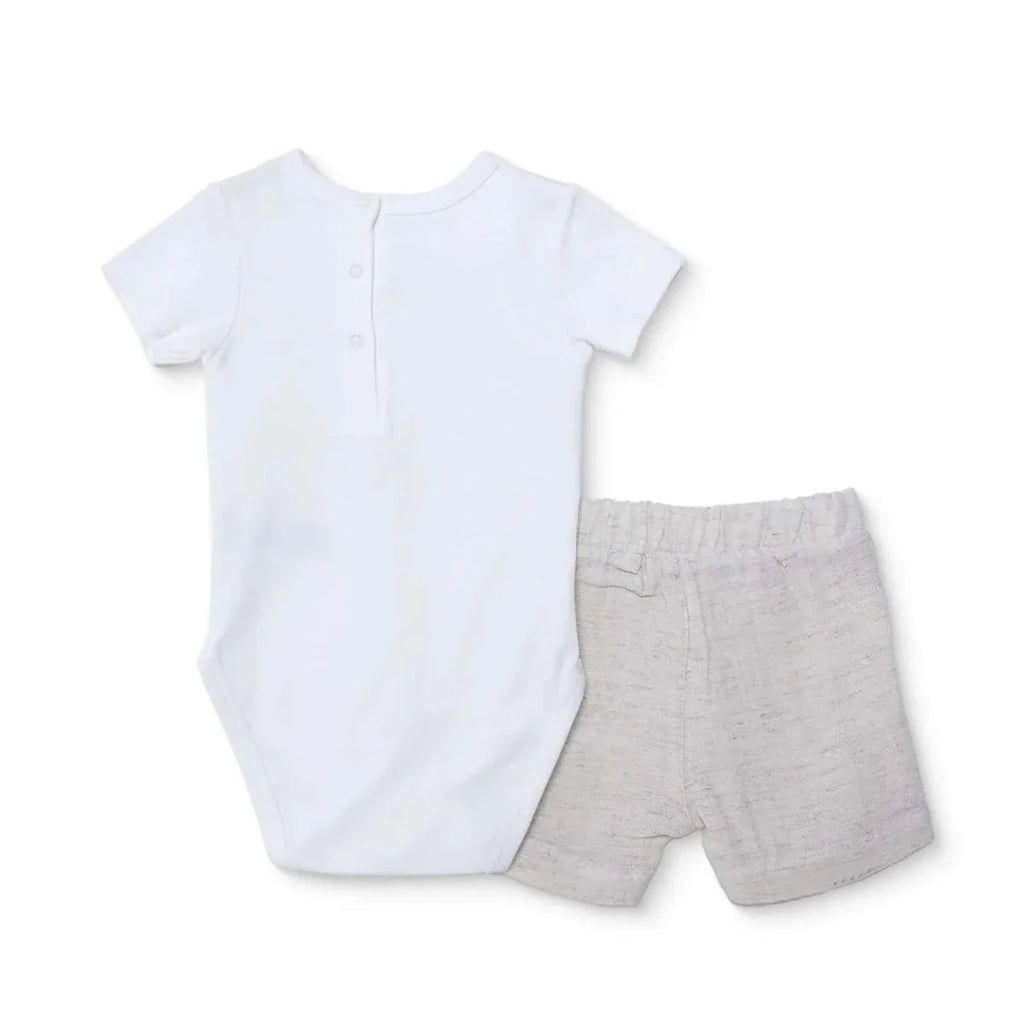 HelloBaby Boys Ceremony Muslin Outfit - Beige