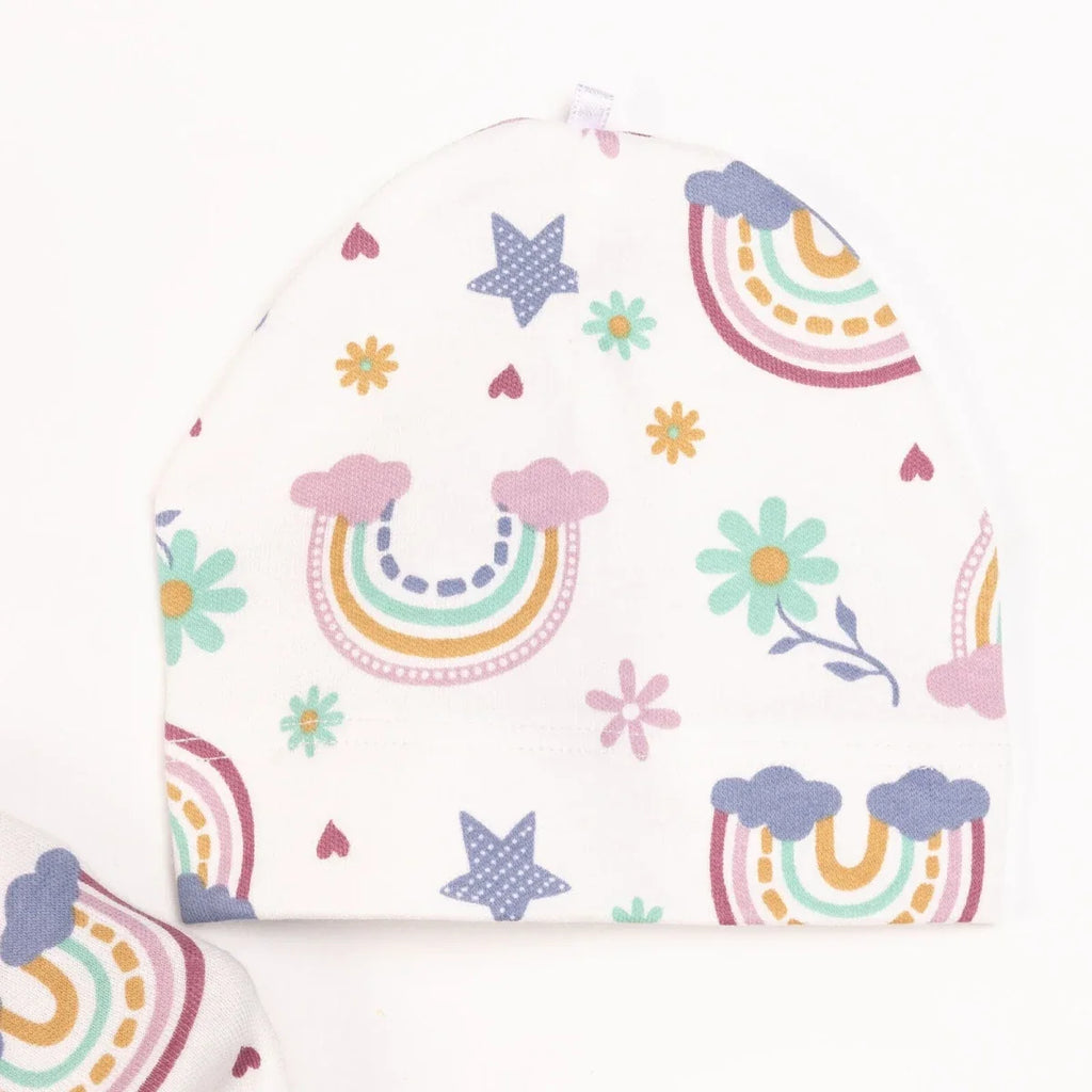HelloBaby Baby Girl Jumpsuit-Body-Hat - Ecru