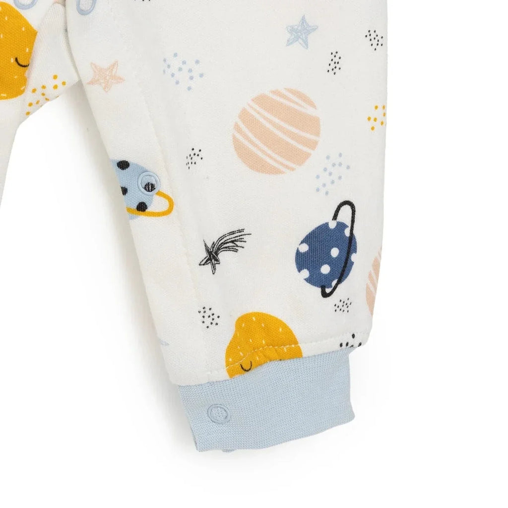 HelloBaby Newborn Boy Jumpsuit - Ecru