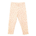 HelloBaby Basic Girl Flowers Patterns Leggings - Light Yellow