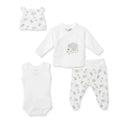 HelloBaby 100% Cotton Tiny Baby Set  - Ecru