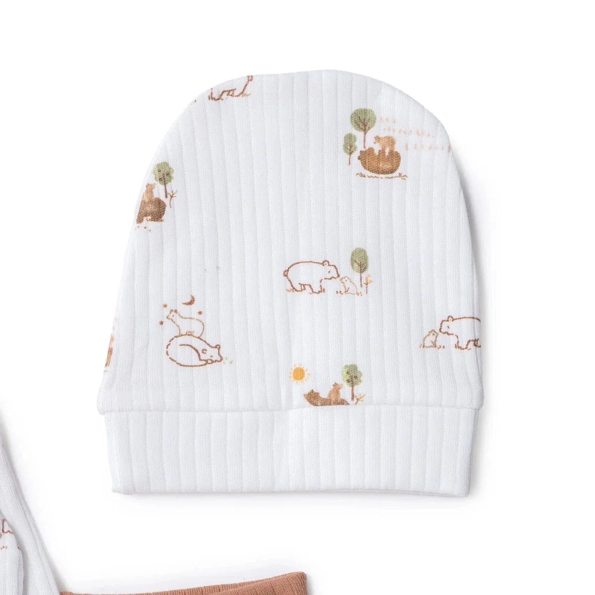 Tiffany 100% Cotton Tiny Baby Set - Ecru
