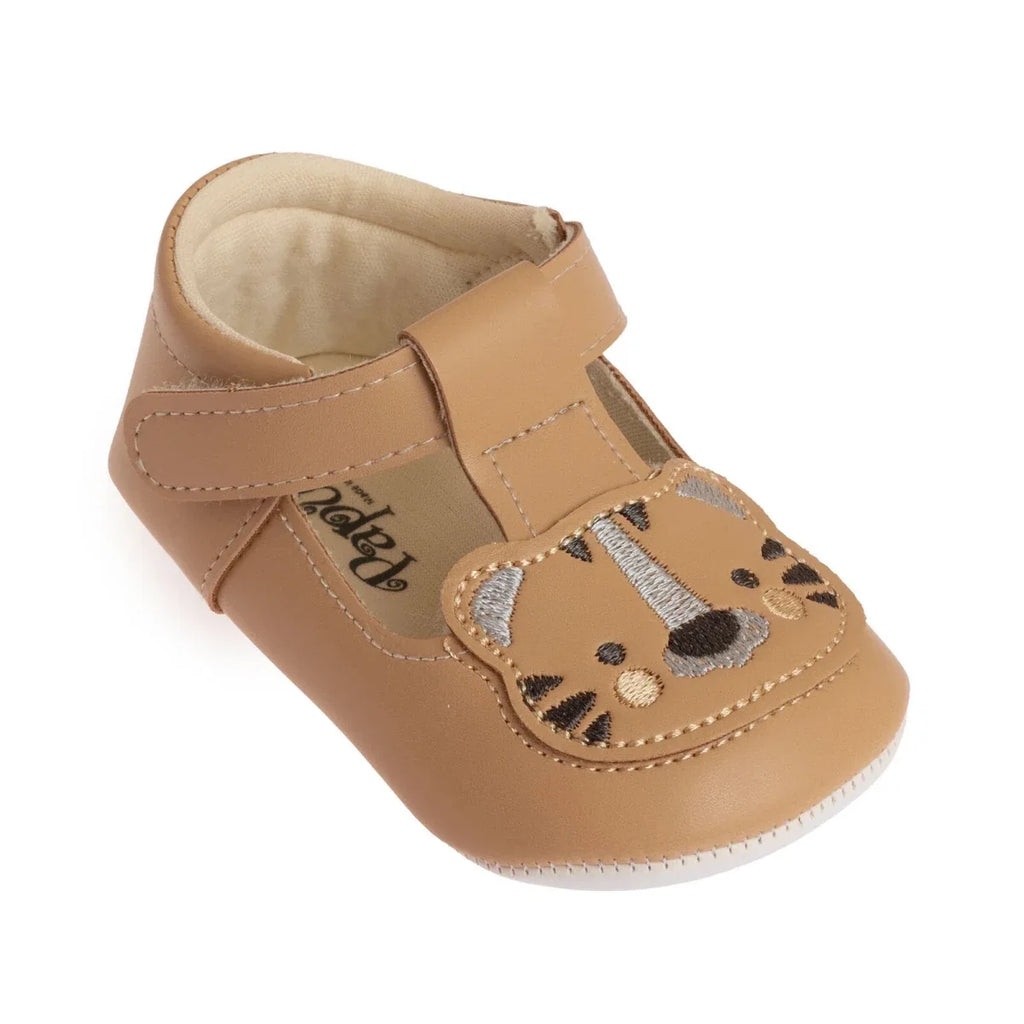 Papulin Boys Pre-Walker Shoes - Light Brown