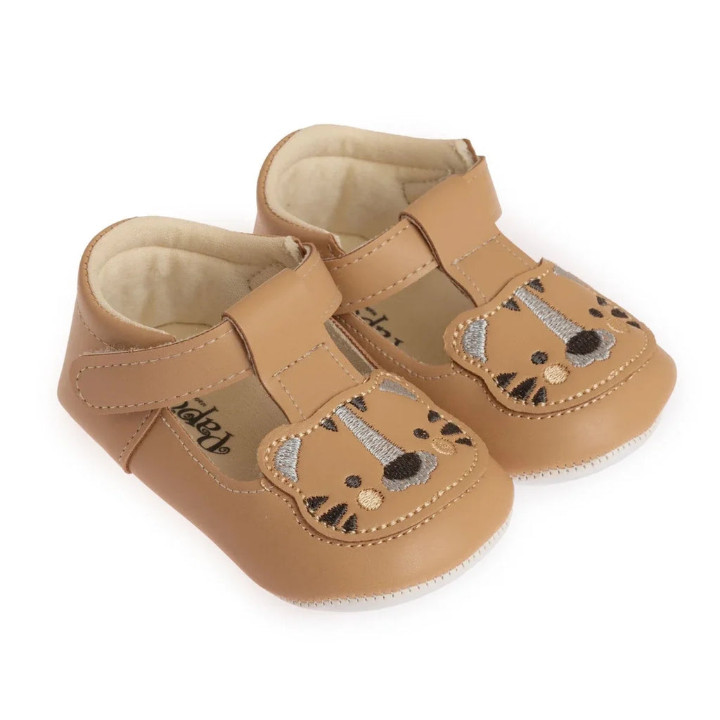 Papulin Boys Pre-Walker Shoes - Light Brown